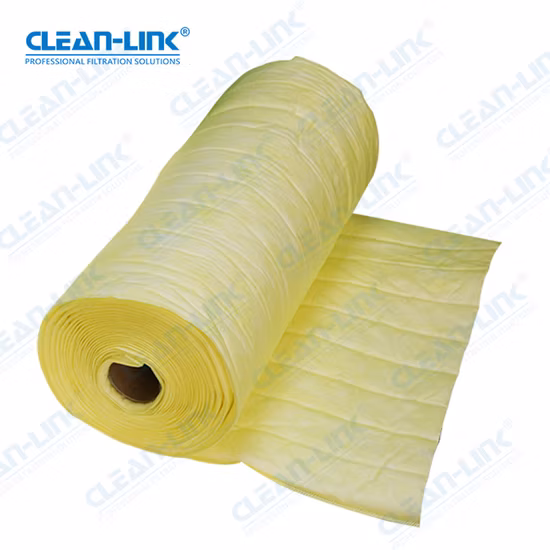 高品質プリーツポリエステルフィルターメディア、メッシュ裏地付き/カスタム粗集塵フィルターエアマテリアルポケットフィルターメディアメタルメッシュエアフィルター